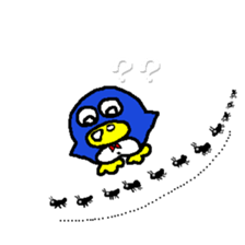 Penguin thick sticker #2892571