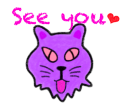 AMELIE AND SWEET CANDY CATS(English ver) sticker #2892838