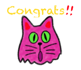 AMELIE AND SWEET CANDY CATS(English ver) sticker #2892845