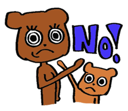 Mama and the Baby Bear (japanese ver.) sticker #2893539