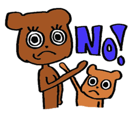 Mama and the Baby Bear (japanese ver.) sticker #2893539