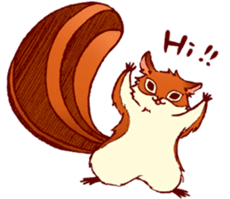 Ato's squirrel-a little sweetheart sticker #2893591