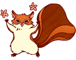 Ato's squirrel-a little sweetheart sticker #2893593