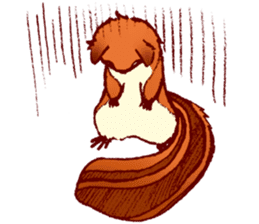 Ato's squirrel-a little sweetheart sticker #2893601