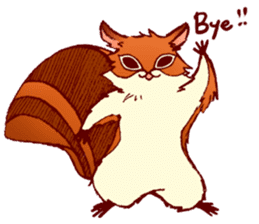 Ato's squirrel-a little sweetheart sticker #2893624