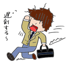 salaried work hard sticker #2893639