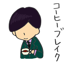 salaried work hard sticker #2893665