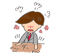 salaried work hard sticker #2893666