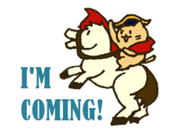 Working Cat "KOMENEKO" on winter holiday sticker #2894681