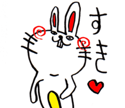Cute Rabbit Sticker. sticker #2894731