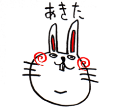 Cute Rabbit Sticker. sticker #2894734
