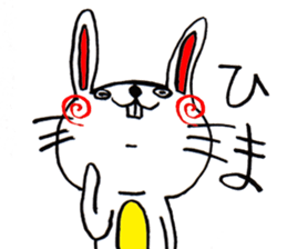 Cute Rabbit Sticker. sticker #2894735