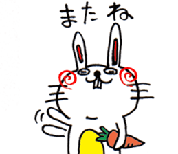 Cute Rabbit Sticker. sticker #2894736