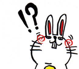 Cute Rabbit Sticker. sticker #2894739