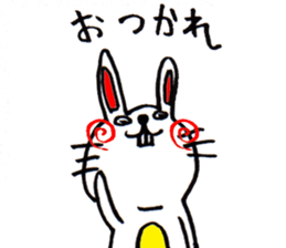 Cute Rabbit Sticker. sticker #2894740