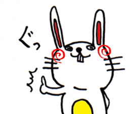 Cute Rabbit Sticker. sticker #2894742