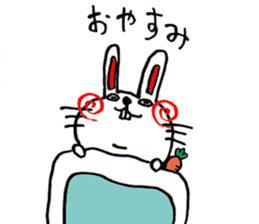 Cute Rabbit Sticker. sticker #2894746