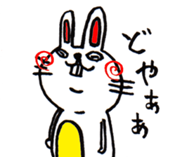 Cute Rabbit Sticker. sticker #2894750