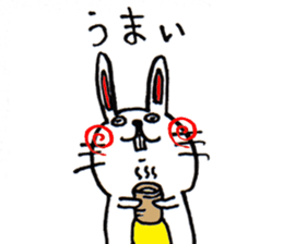 Cute Rabbit Sticker. sticker #2894758