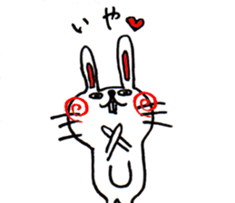 Cute Rabbit Sticker. sticker #2894761