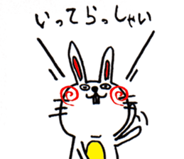 Cute Rabbit Sticker. sticker #2894763