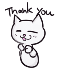 Daily life of the "SHIRONEKO" sticker #2895371