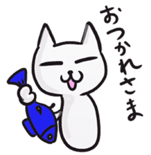 Daily life of the "SHIRONEKO" sticker #2895374