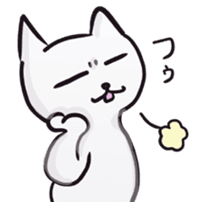 Daily life of the "SHIRONEKO" sticker #2895398