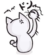 Daily life of the "SHIRONEKO" sticker #2895404