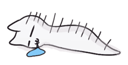 Daily life of the "SHIRONEKO" sticker #2895409