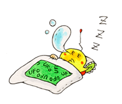 UFO and friends sticker #2896695