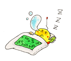 UFO and friends sticker #2896695