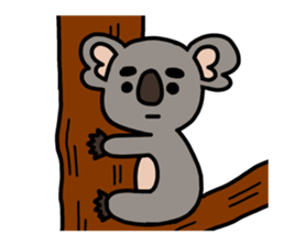 Leisurely Koala sticker #2897099
