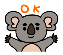 Leisurely Koala sticker #2897102