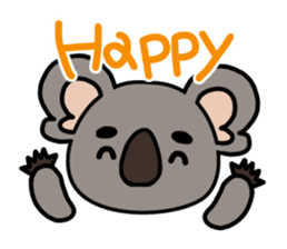 Leisurely Koala sticker #2897105