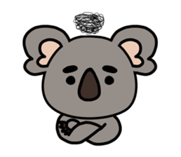 Leisurely Koala sticker #2897108