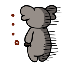 Leisurely Koala sticker #2897122