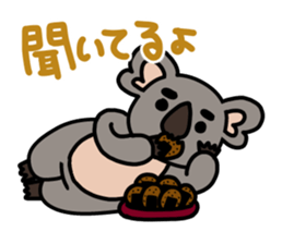 Leisurely Koala sticker #2897131