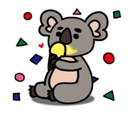Leisurely Koala sticker #2897135