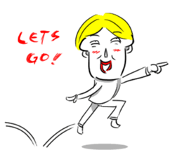 Jianjian boy of Summer Letter sticker #2897161