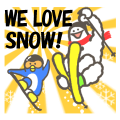 Let's go skiing & snowboarding!!