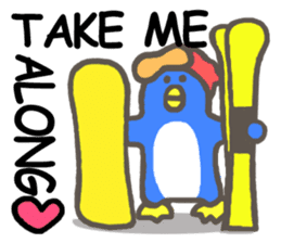 Let's go skiing & snowboarding!! sticker #2897556