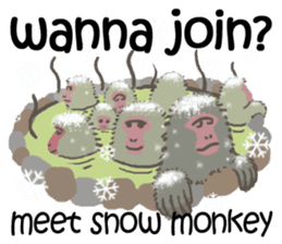 Let's go skiing & snowboarding!! sticker #2897560