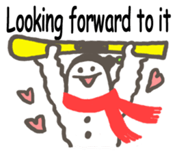 Let's go skiing & snowboarding!! sticker #2897561