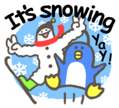 Let's go skiing & snowboarding!! sticker #2897574