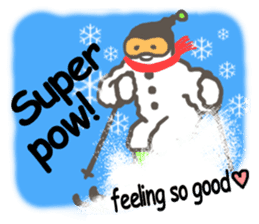 Let's go skiing & snowboarding!! sticker #2897576