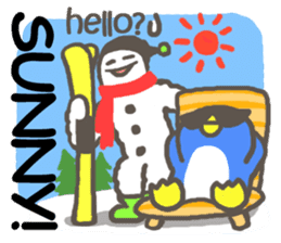 Let's go skiing & snowboarding!! sticker #2897578
