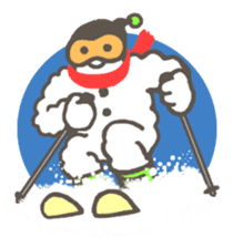 Let's go skiing & snowboarding!! sticker #2897593