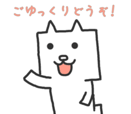 Faithful Dog Shikakuinu sticker #2898261