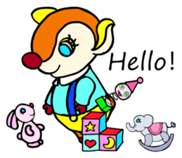 Moosey of the fawn sticker #2898435